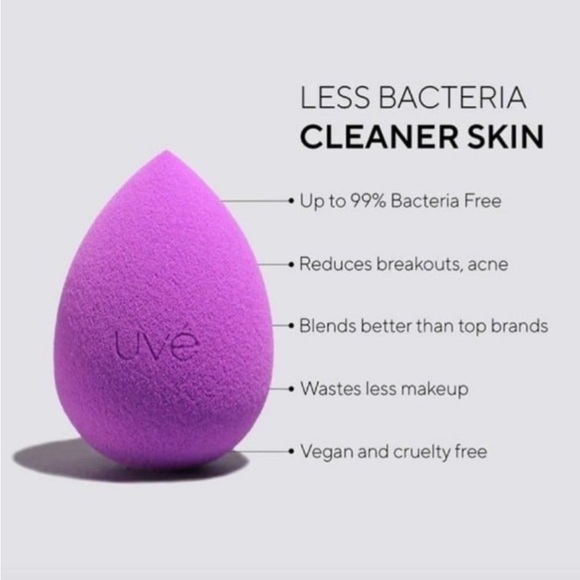 MENTED COSMETICS Angled Cheek Brush & UVÉ BEAUTY Antimicrobial Blender Duo - Picture 5 of 10